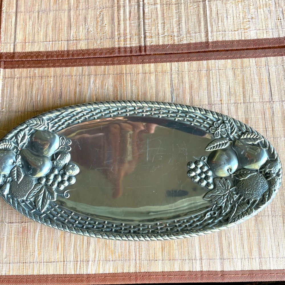 Gorham, Metal, Serveware Bread Tray